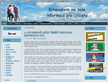 Tablet Screenshot of krnov.cyklistikakrnov.com